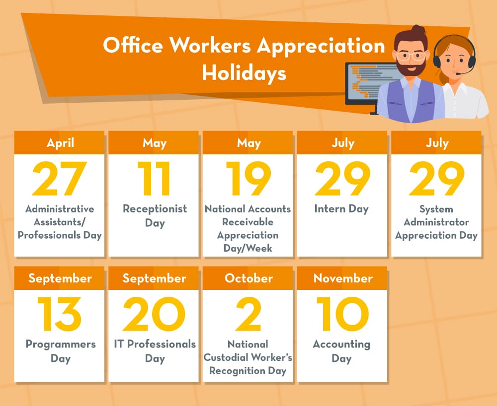 2022 Employee Appreciation Days, Weeks & Months by Industry Crestline