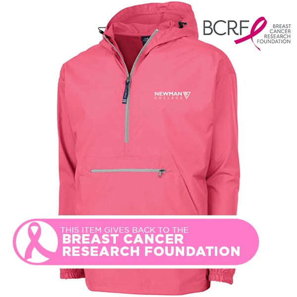 Give back to breast cancer research foundation with this pink pullover