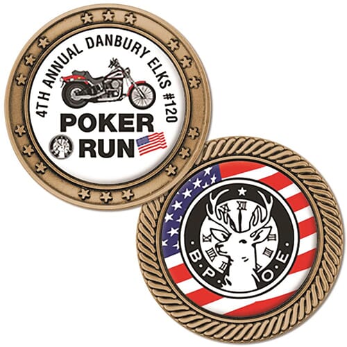  Gold challenge coin