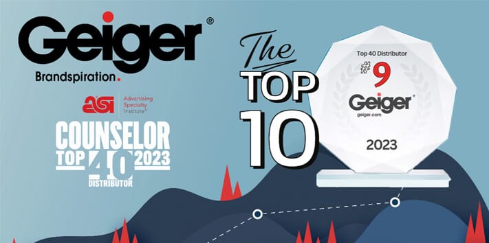 Geiger places 9th on ASI Top 40 Promotional Product Distributor