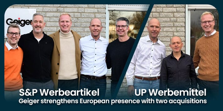 S&P Werbeartikel and UP Werbemittel Teams