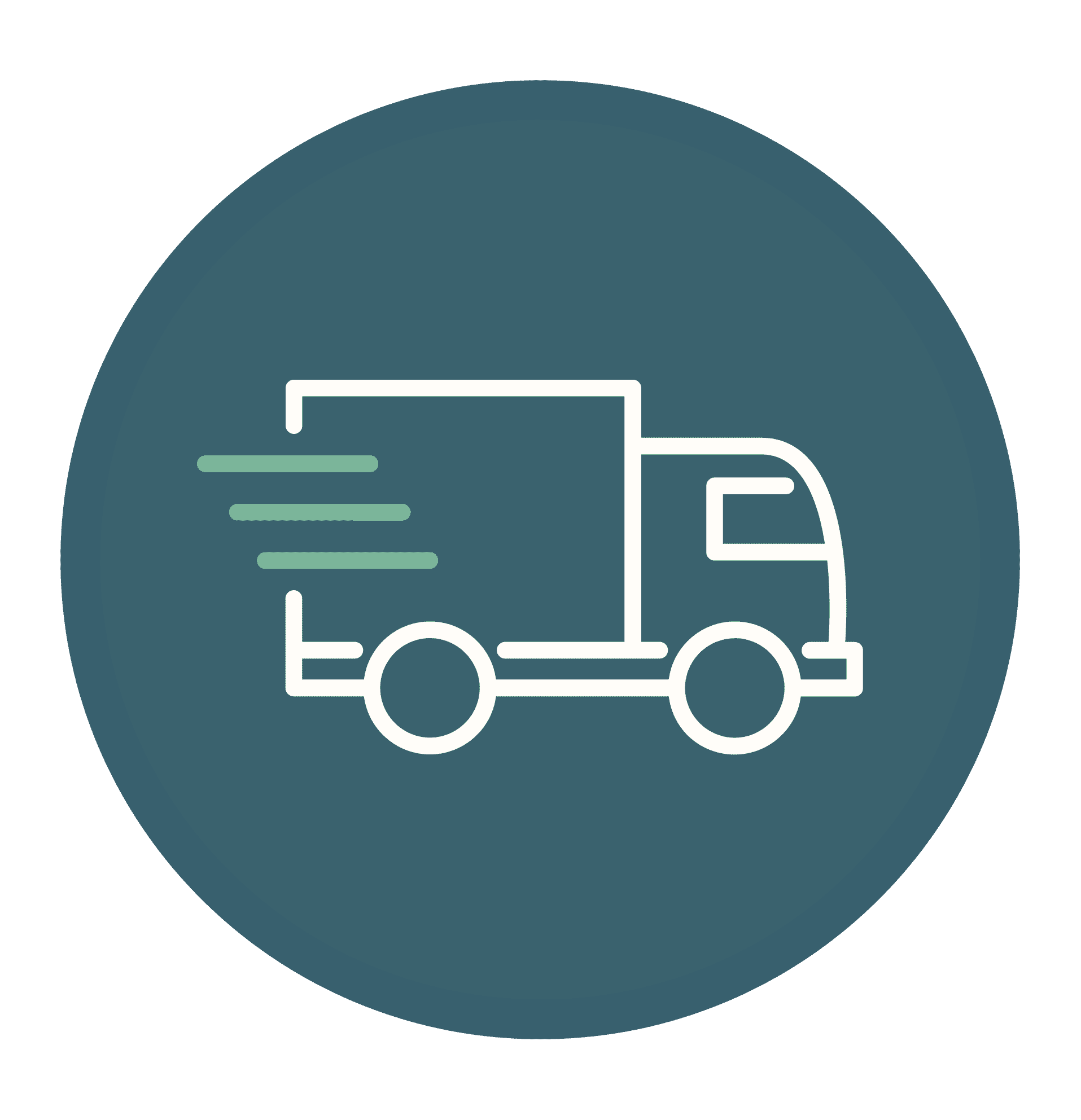 Carbon-Neutral Shipping Icon
