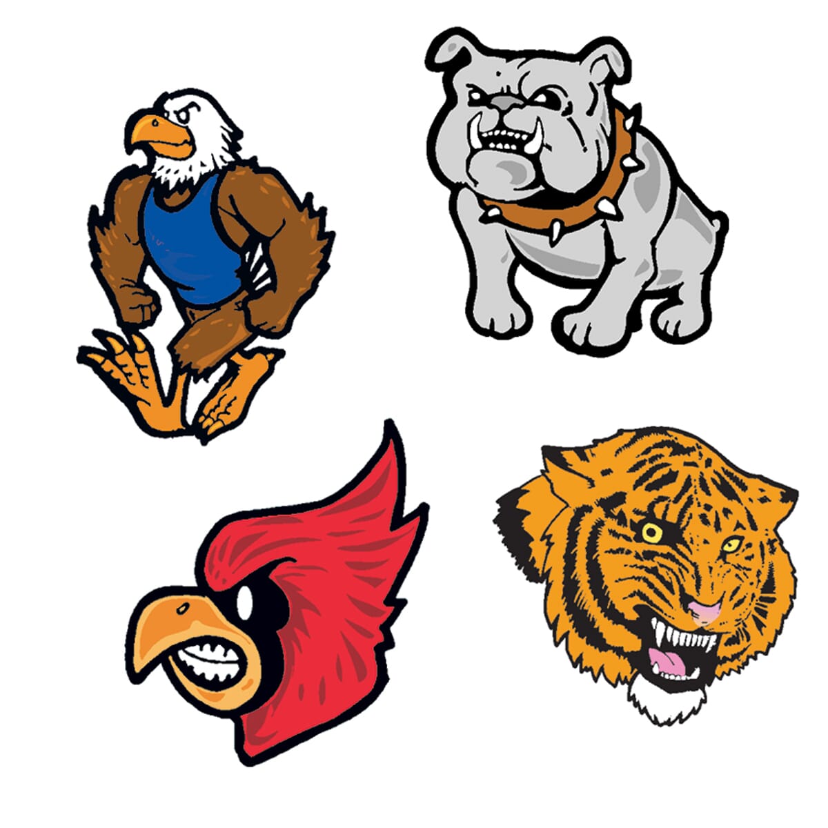 Temporary Tattoos Mascots