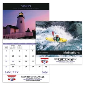 2025 Motivations Spiral Calendar