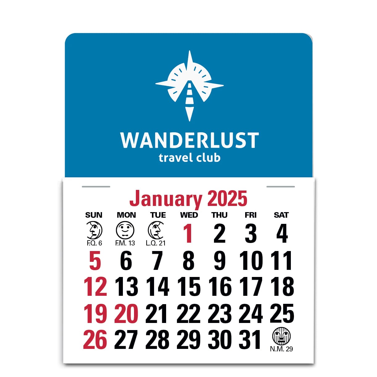 2022 Standard Press-N-Stick™ Calendar