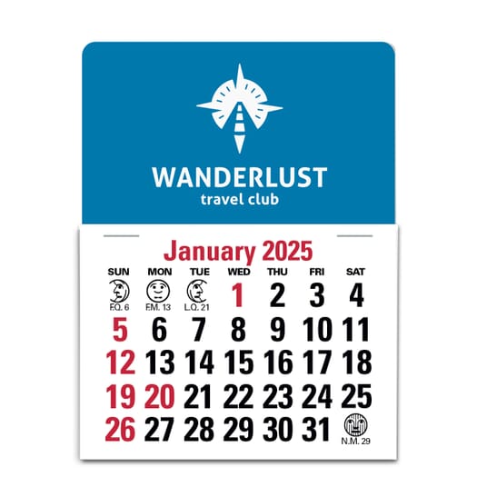 2025 Standard Press-N-Stick™ Calendar
