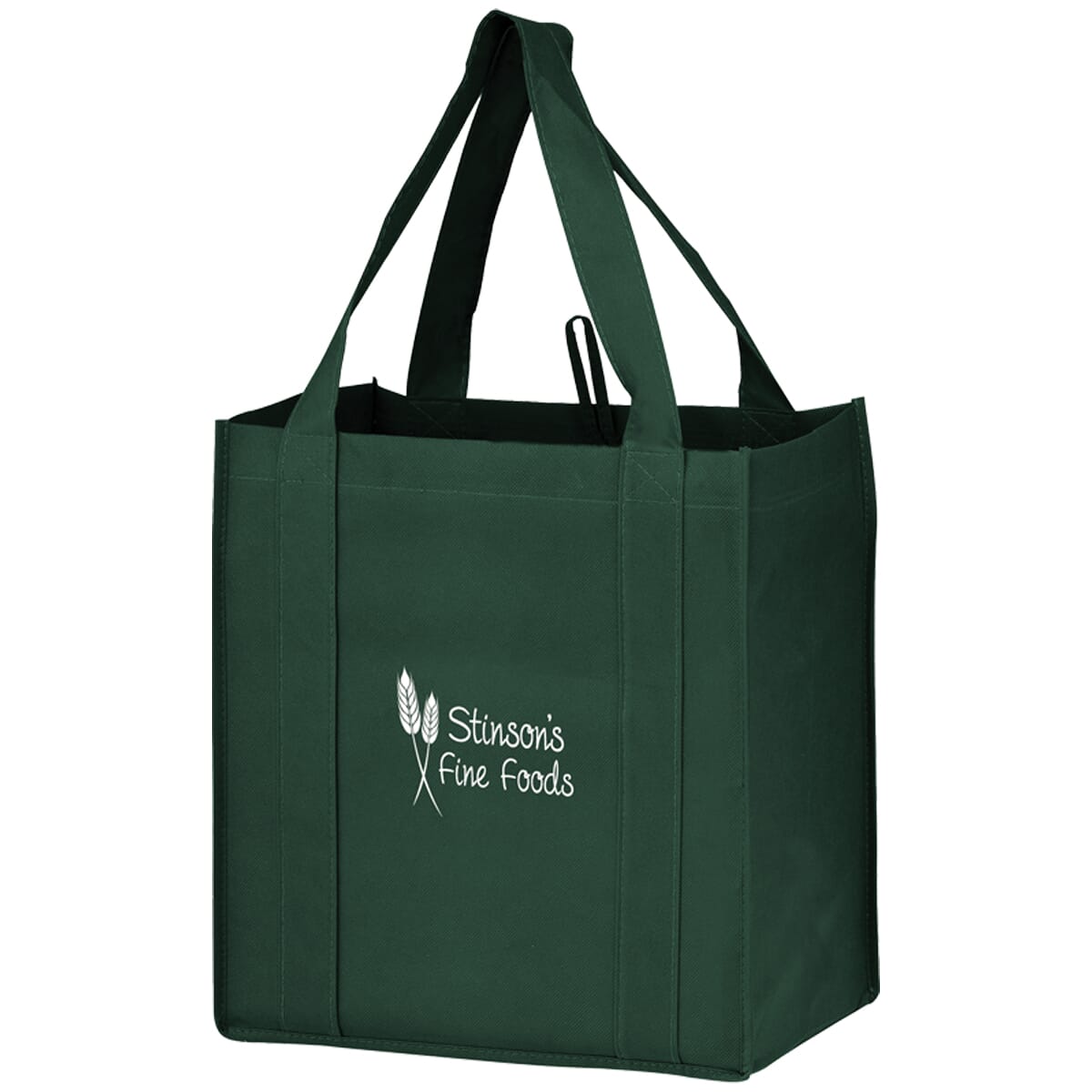 Small Heavy Duty Non-Woven Grocery Tote Bag with Poly Board Insert