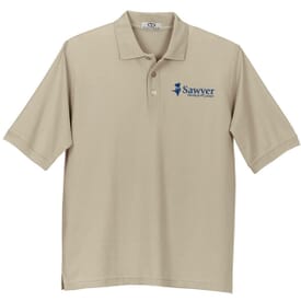 Men's Soft-Blend Double-Tuck Pique Polo