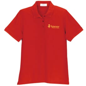 Women's Soft-Blend Double-Tuck Pique Polo