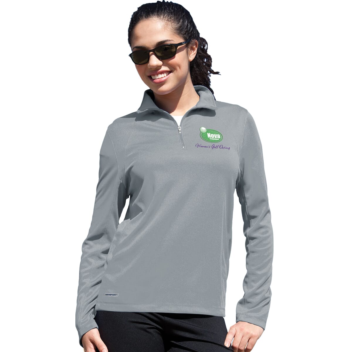 Womens' Vansport 1/4 Zip Tech Pullover