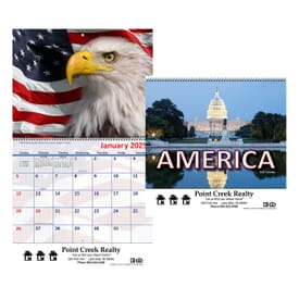 2025 America! Wall Calendar - Spiral