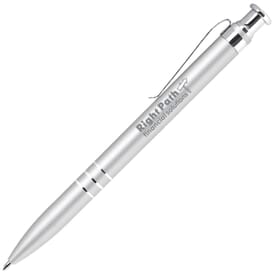 Black Click Action Aluminum Constructed Ballpoint Pen