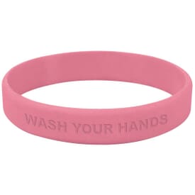 Adult Debossed Silicone Wristband