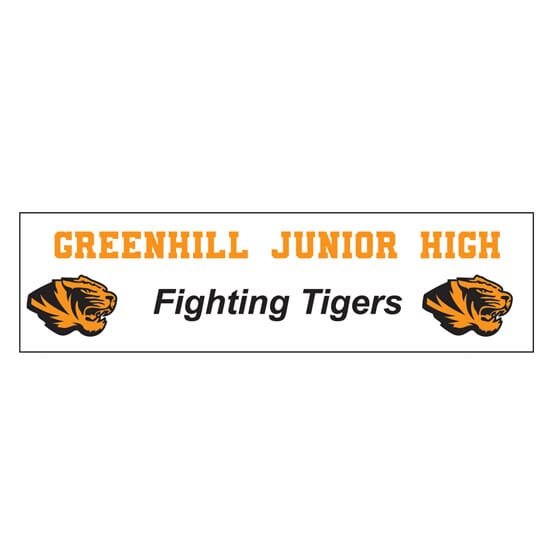 3" x 11 1/2" Inside Window Removable Stickers