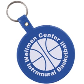 Large Circle Flexible Key Tag