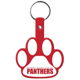 Paw Flexible Key Tag