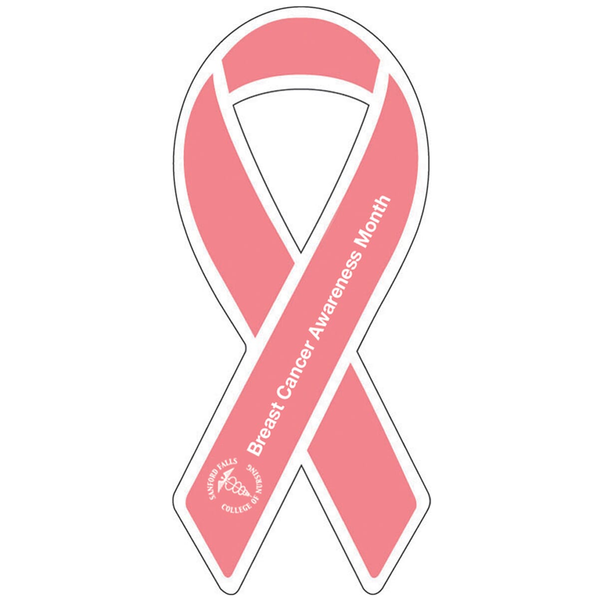 Large Ribbon Bumper Magnet