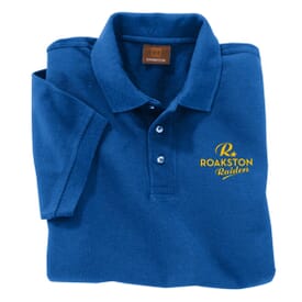 Men's Harriton® 6 oz Ringspun Cotton Piqué Short Sleeve Polo