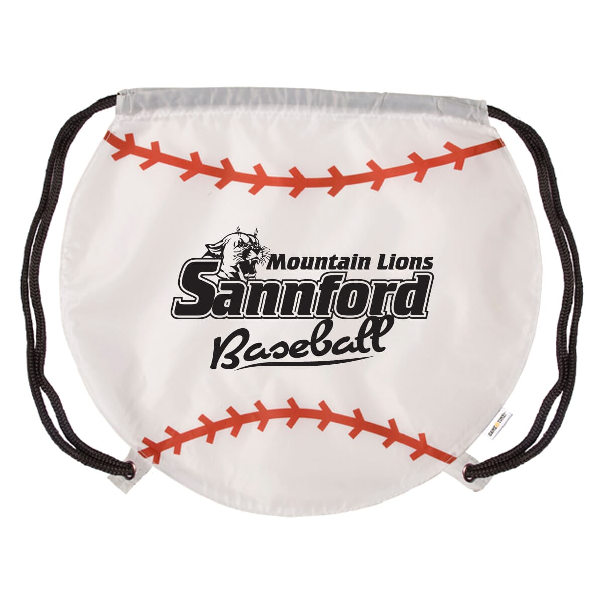 Game Time!® Drawstring Backpack -Baseball