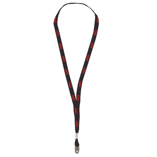 3/8" One-Ply Cotton Lanyard with Attachment