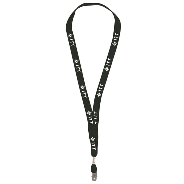 5/8" One Ply Cotton Lanyard with Attachment