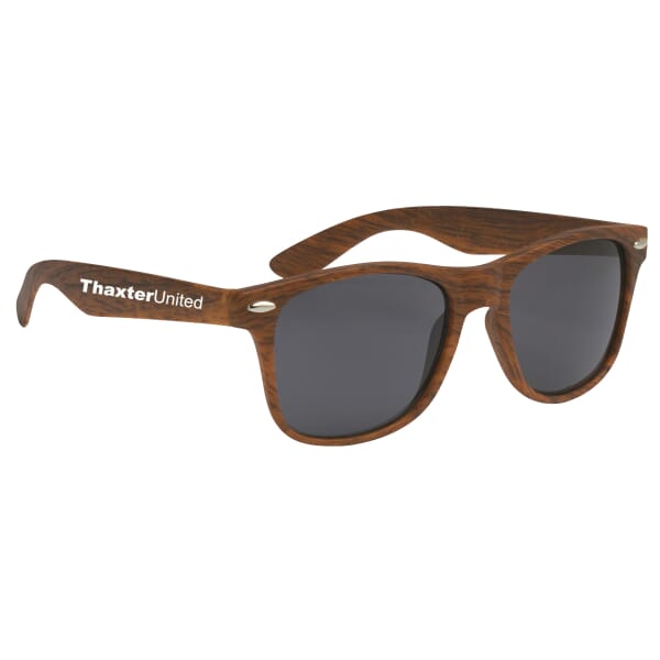 Malibu Sunglasses - Wood Grain
