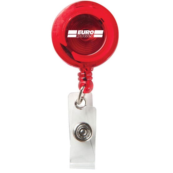 Round Secure A Badge w/ Alligator Clip