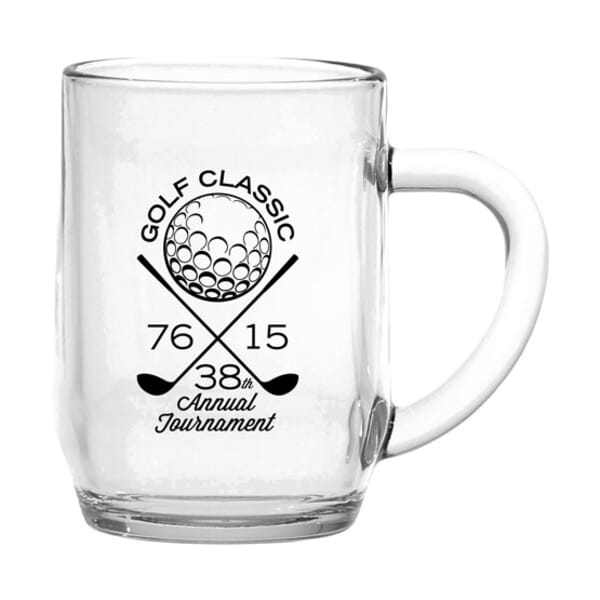 10 oz Haworth Glass Coffee Mug