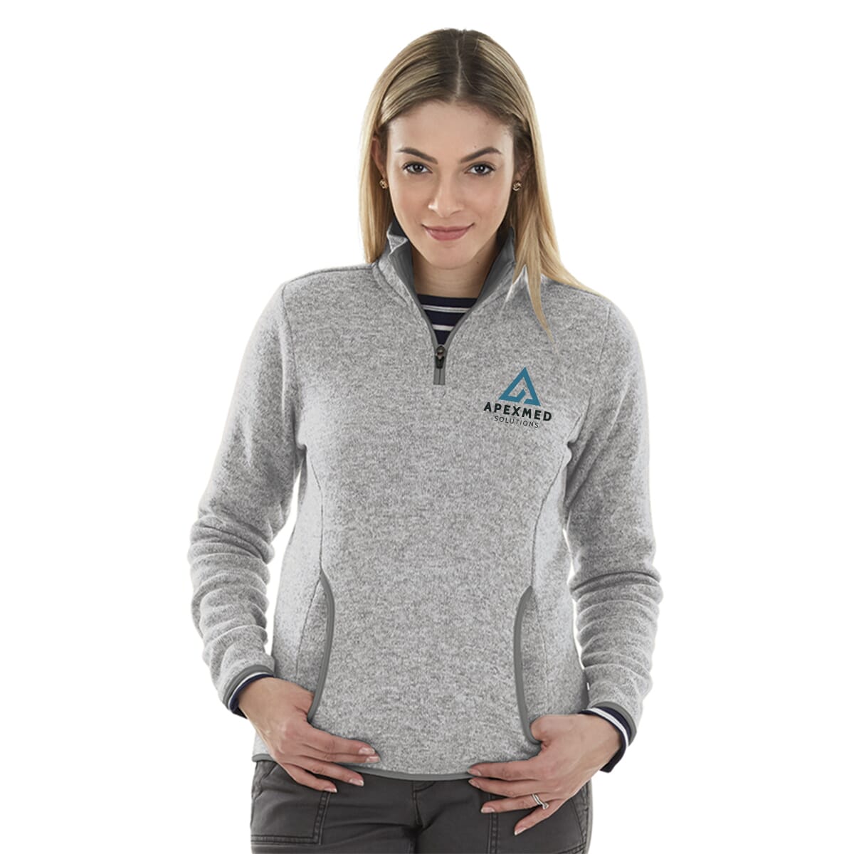Women's Heathered Fleece Pullover