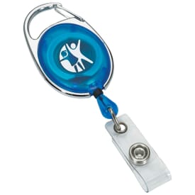 Trans Retractable Badge Reel