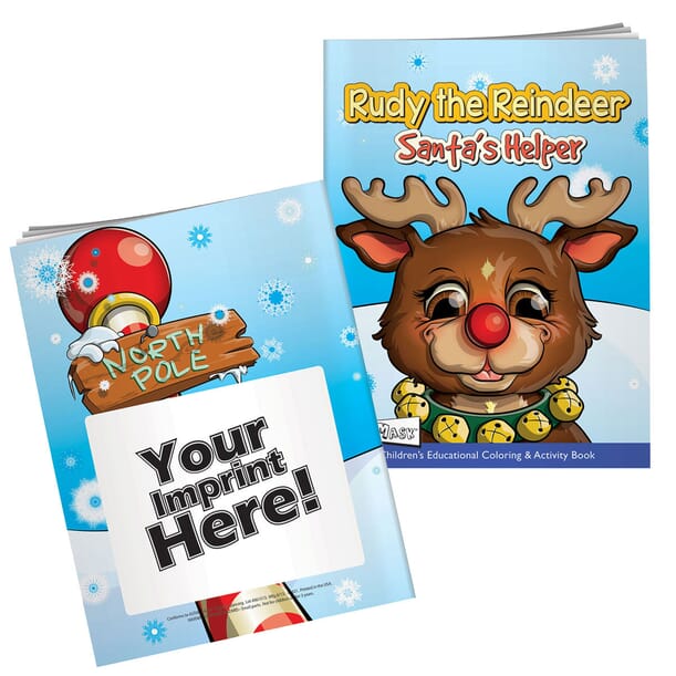 Rudy The Reindeer Coloring Book