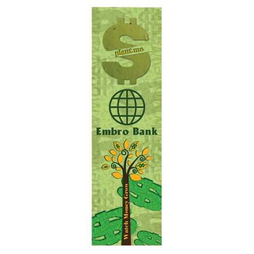 Dollar Sign Shape Bookmark