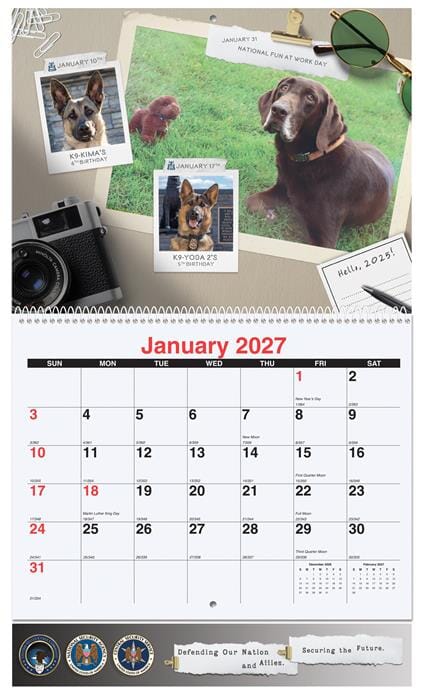 2027 Custom 13 Photo Wall Calendars