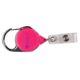 Round Retractable Badge Reel W/Sport Clip
