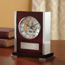 Cronus Wood Clock