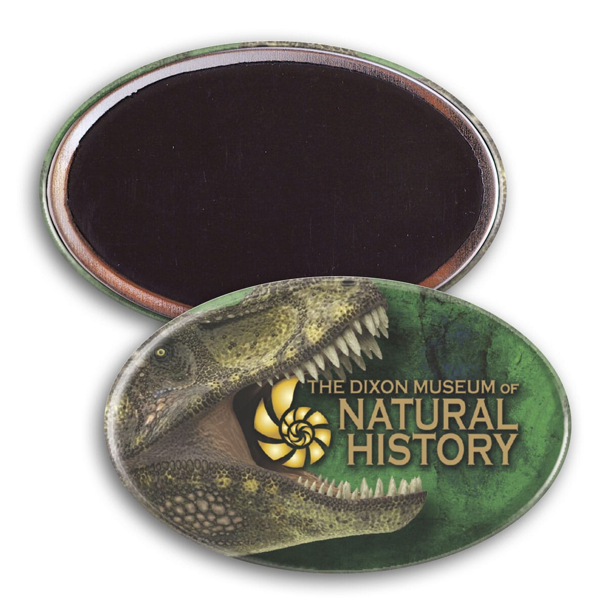 Oval Button W/Magnet