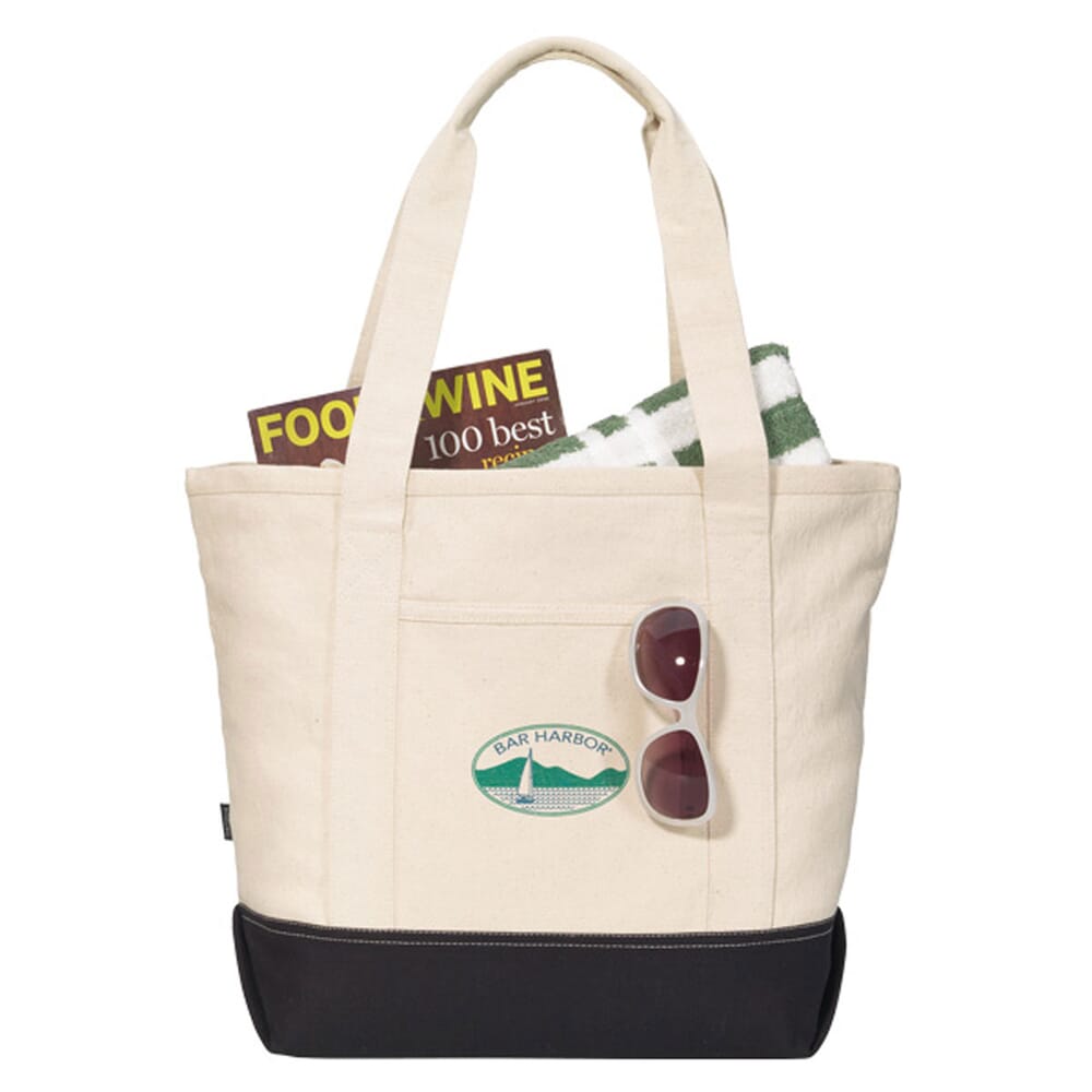 Newport Cotton Zippered Tote