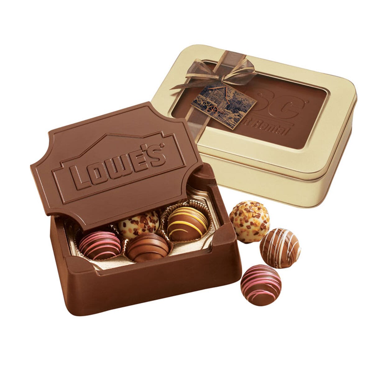 Large Chocolate Box With Truffles