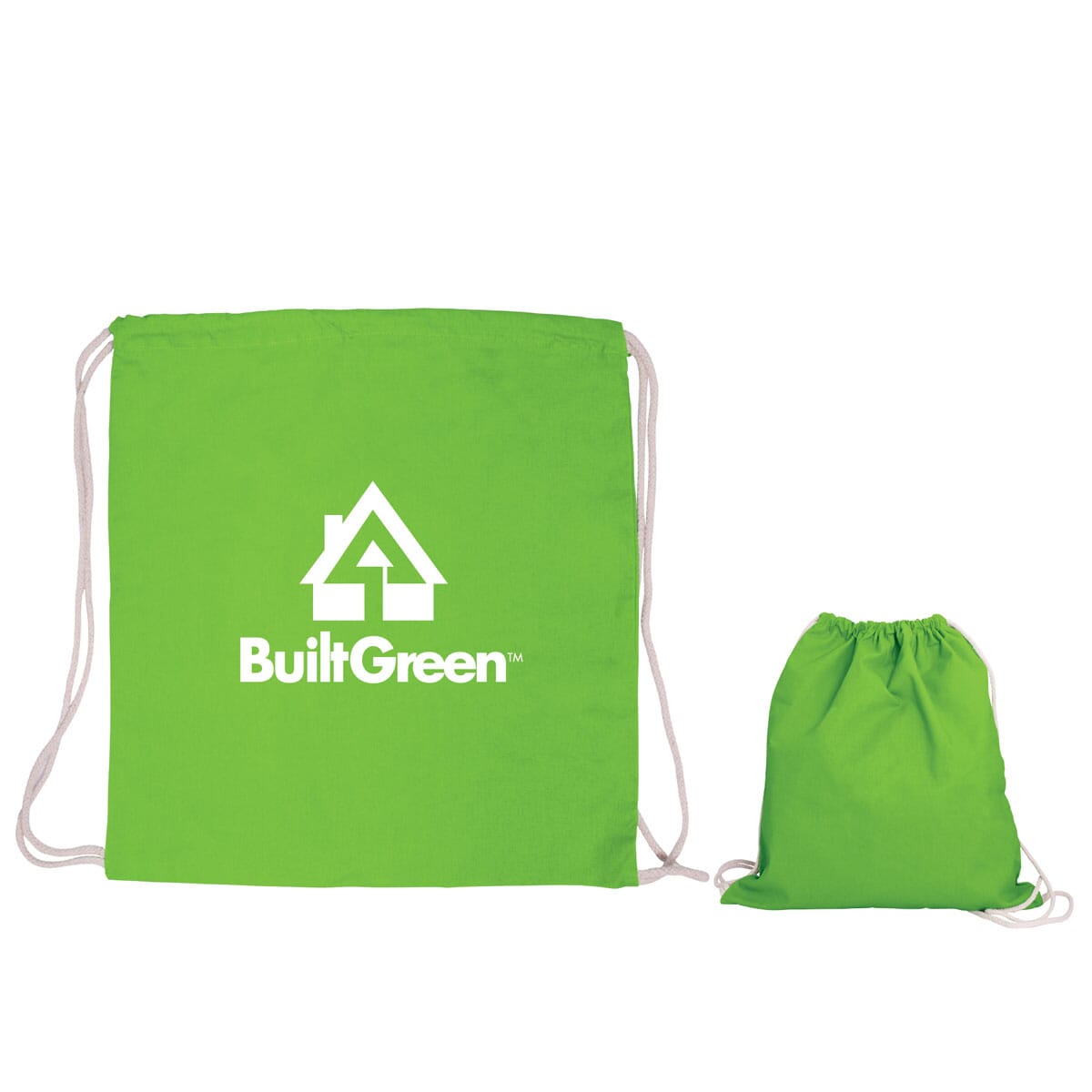 Cotton Drawstring Backpack