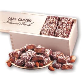 Wooden Collector's Box With English Butter Toffee