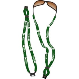 1/2" Double-Thick Cotton Trade Show Lanyard with Plastic Option Y Converter