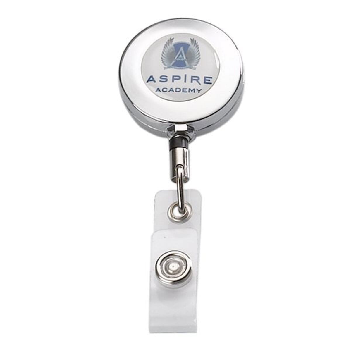 Metal Retractable Badge Reel W/Belt Clip