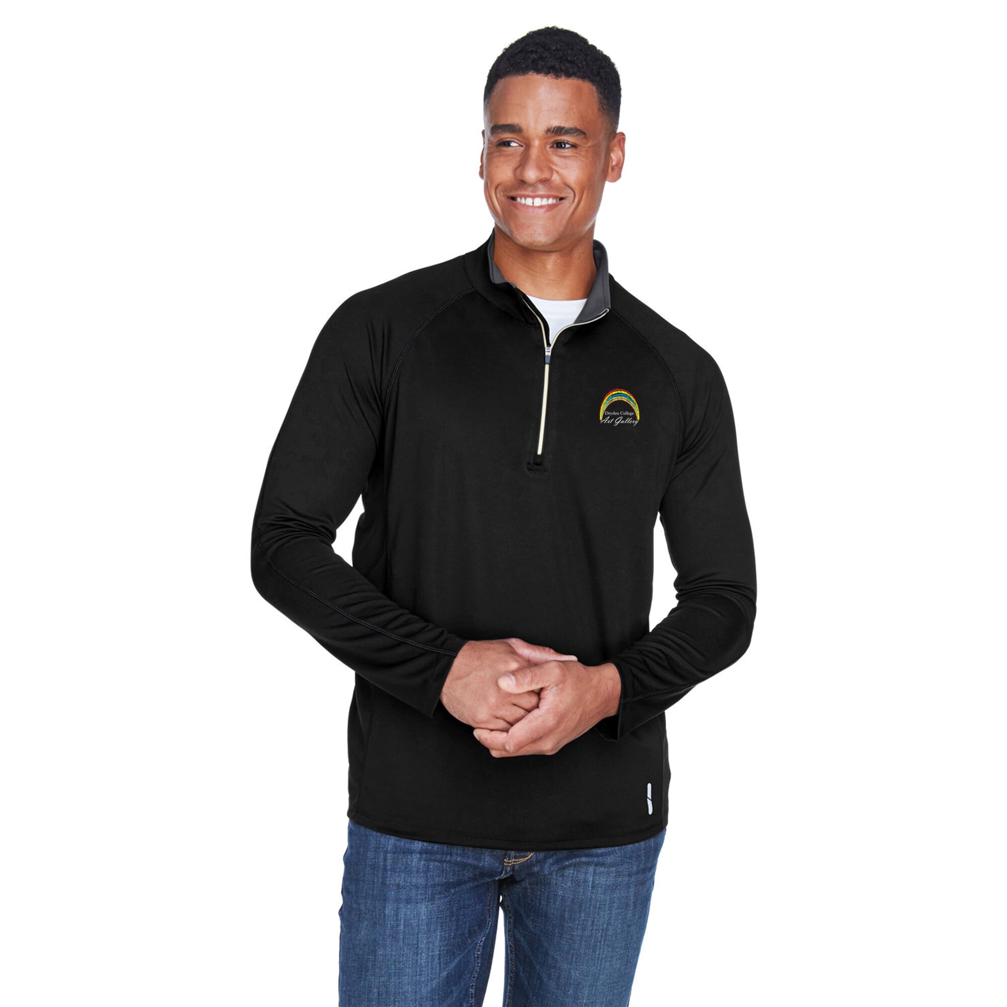 Men's North End® Radar Quarter Zip Performance Long Sleeve Top