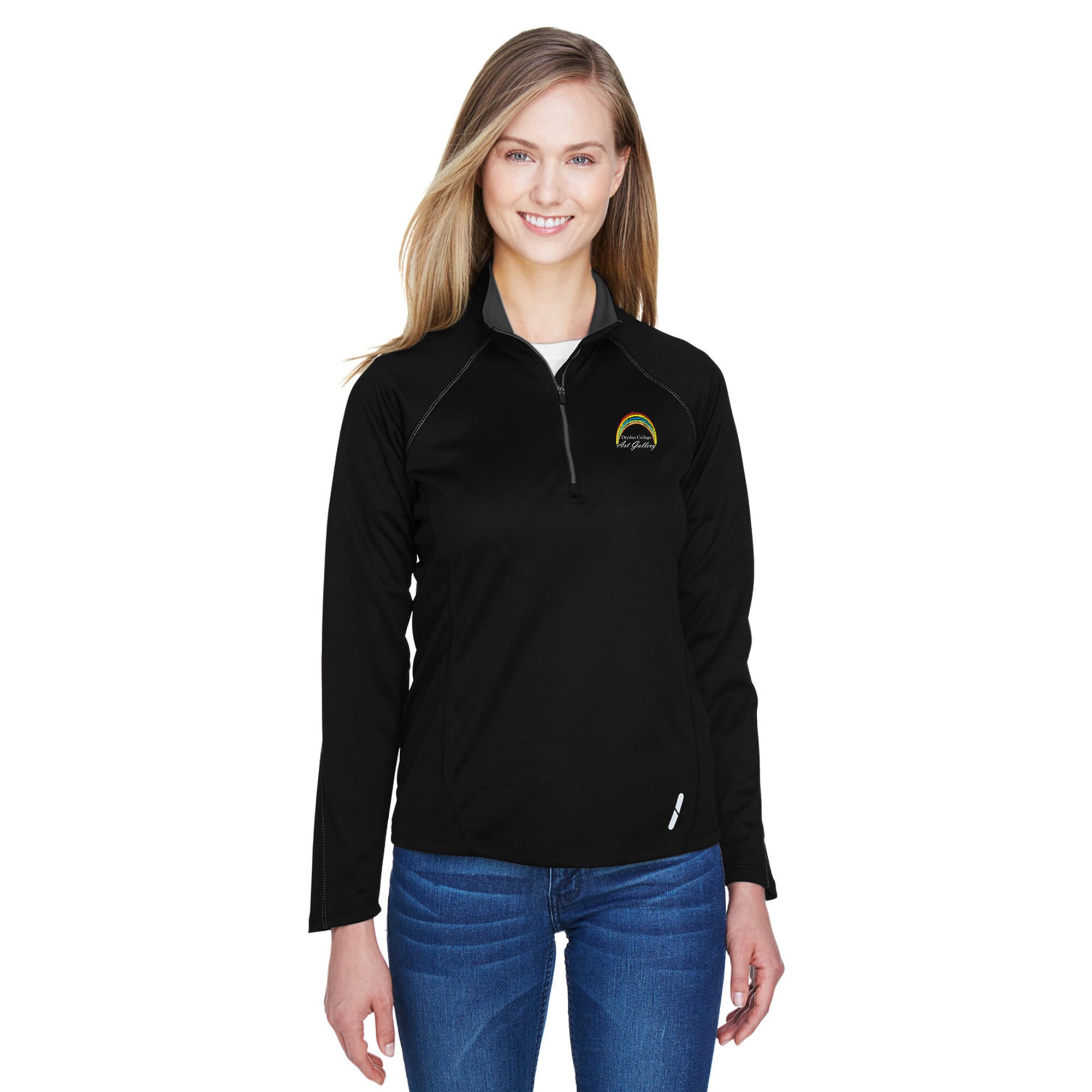 Ladies' North End® Radar Quarter Zip Performance Long Sleeve Top