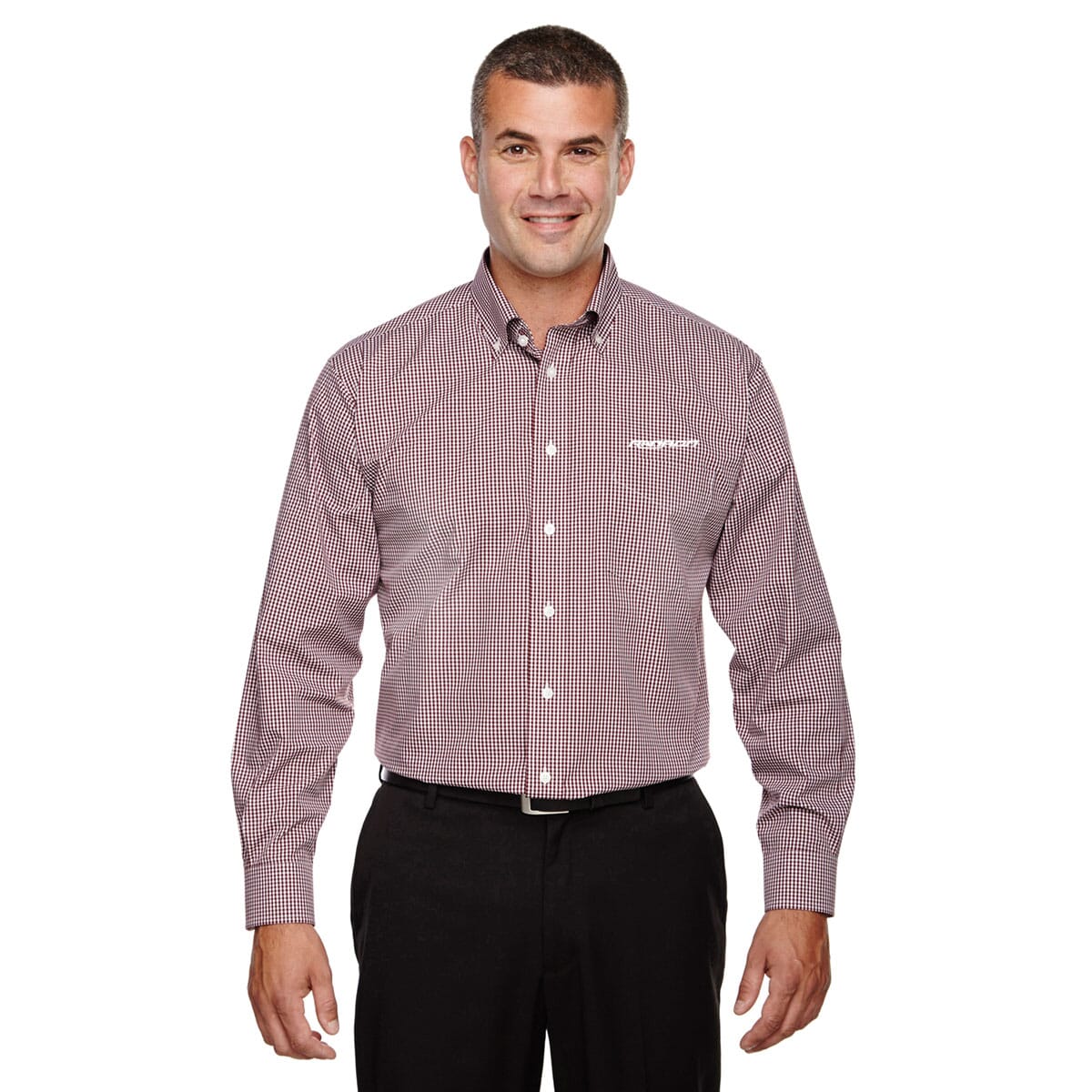 Devon & Jones® Crown Collection Gingham Check-Men's