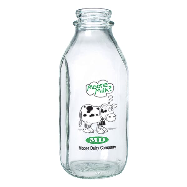 Quart Glass Milk Bottle