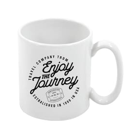 11 oz USA Mug - White