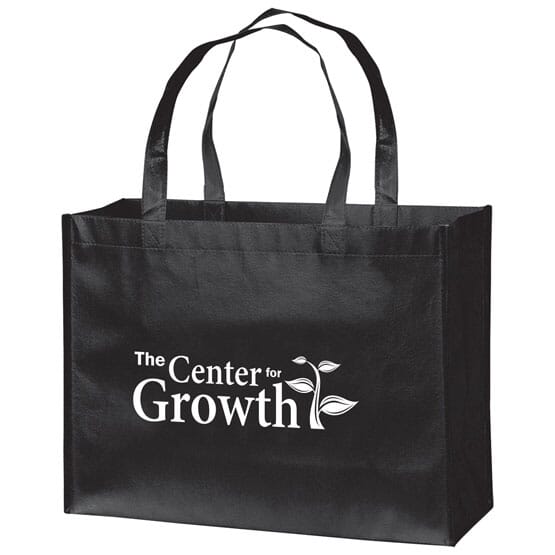Designer Laminated Tote- 16" x 12" x 6"