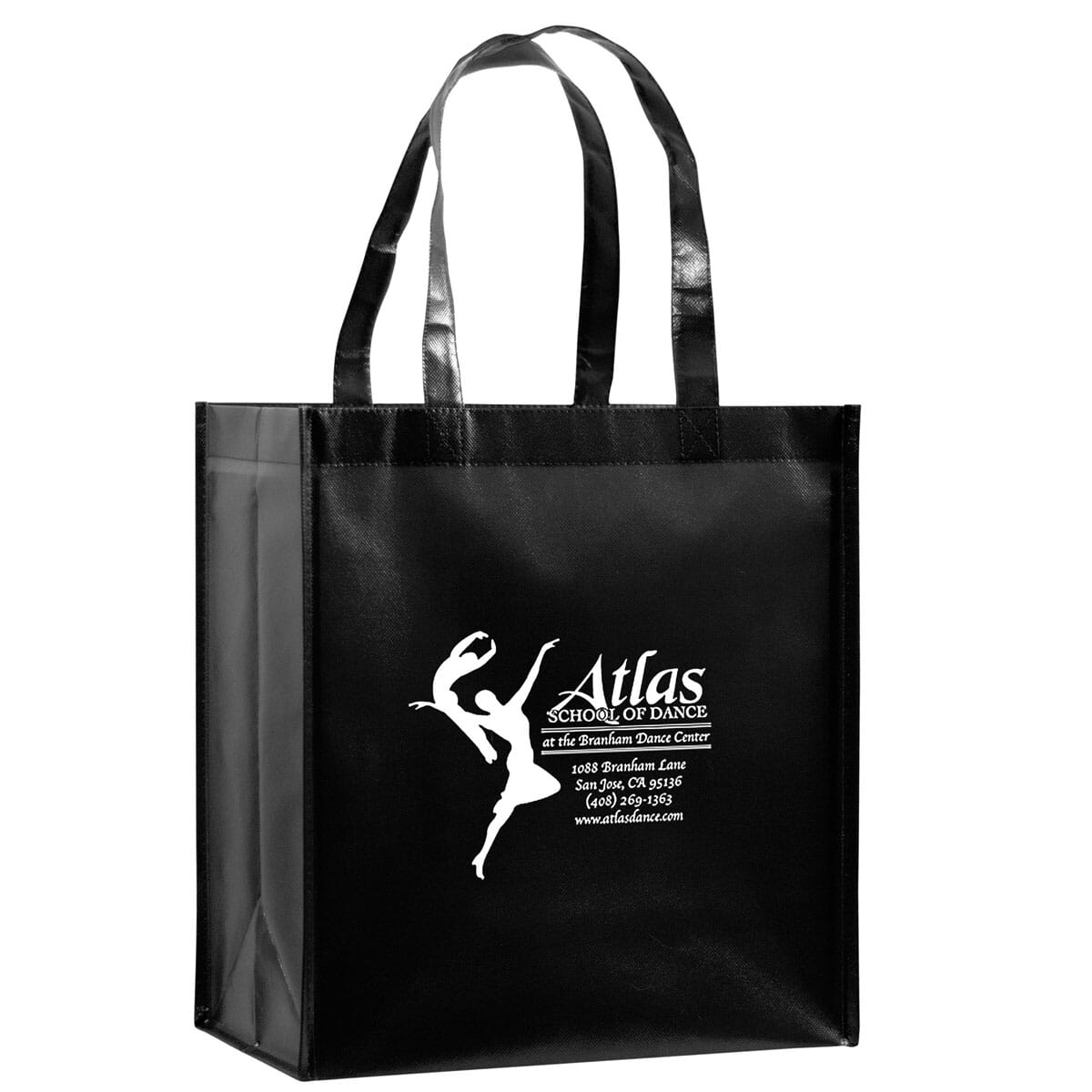Designer Laminated Tote- 12" x 13" x 8"