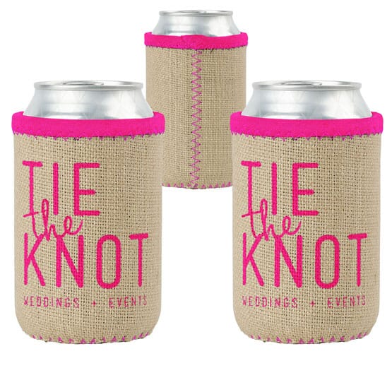 Burlap Can Holder